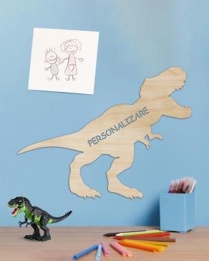 Decor dino personalizat camera copii T-Rex 1